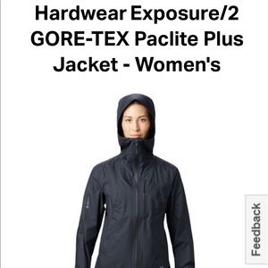 Mountain hardware exposure goretex shell jacket